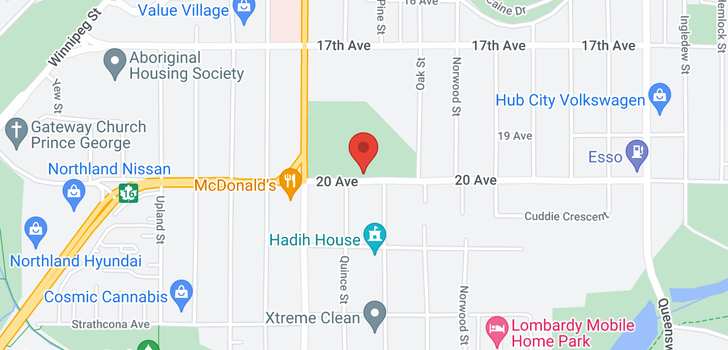 map of 126 1444 20TH AVENUE